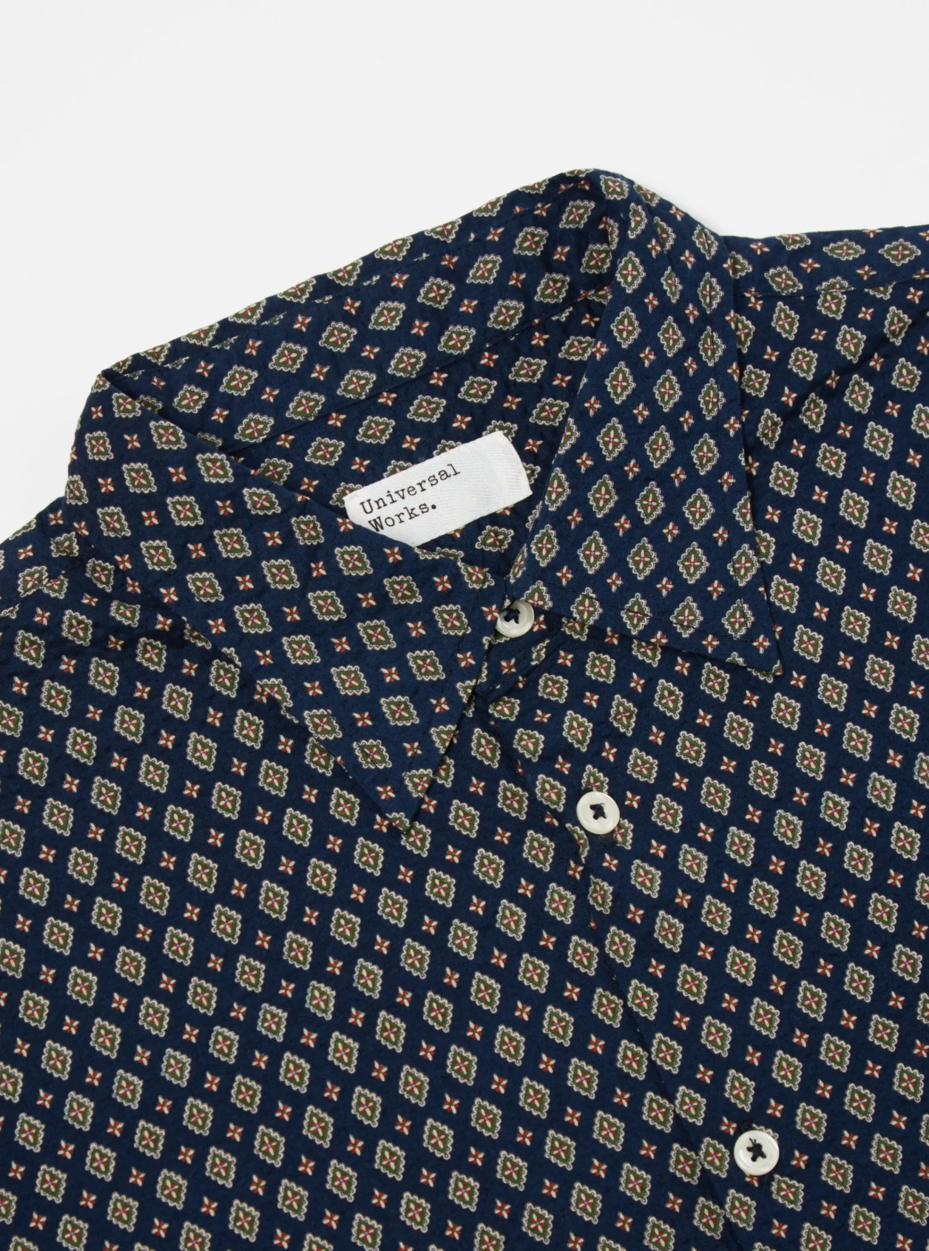 Flash Sale Square Pocket Shirt In Navy Nippon Pyjama Print Men Shirts.