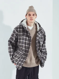 Flash Sale Stayout Jacket In Grey Cortina Tweed Men Coats & Outerwear.