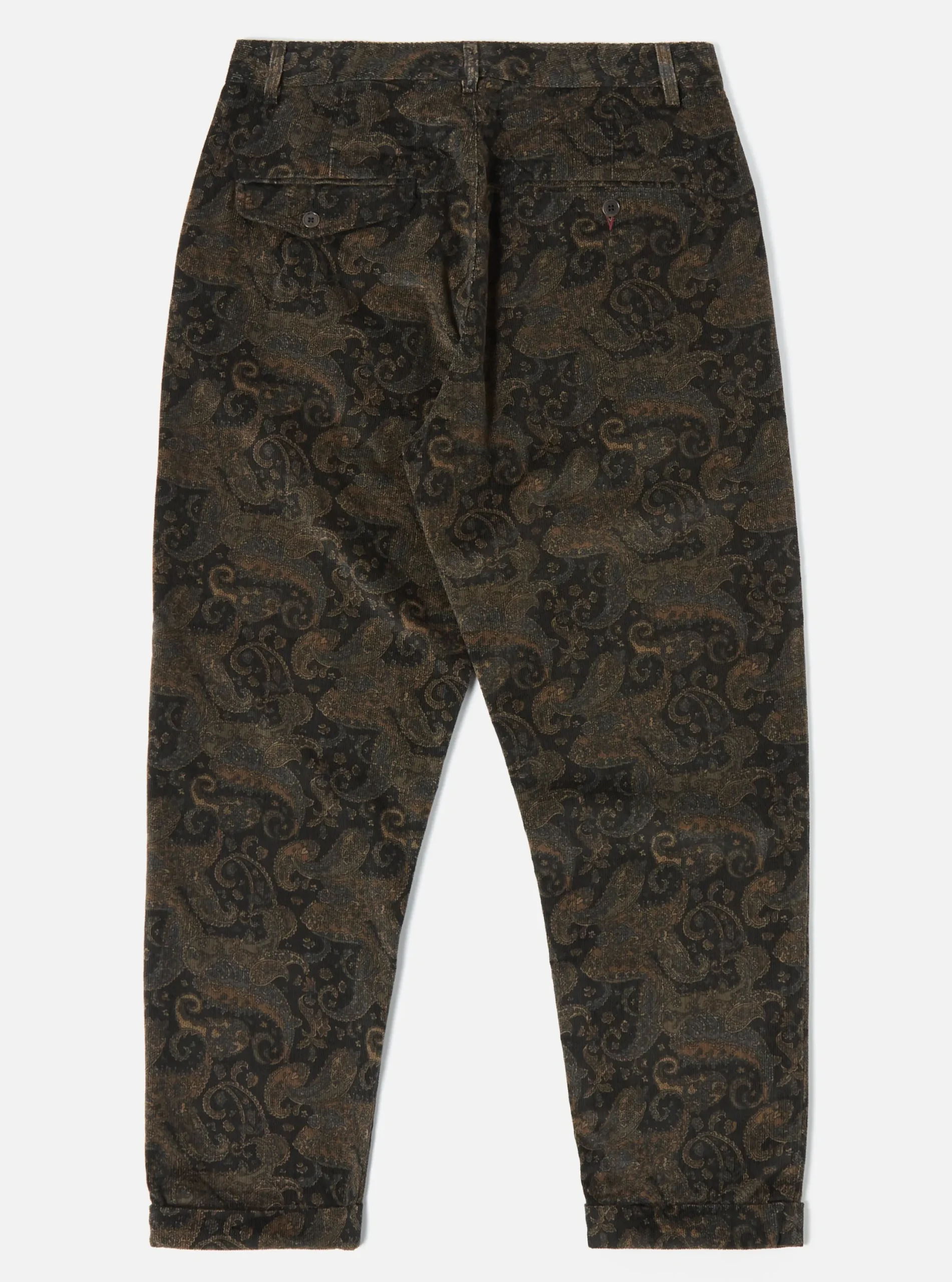 Fashion Super Chino In Black Japanese Print Cord Men Suiting.