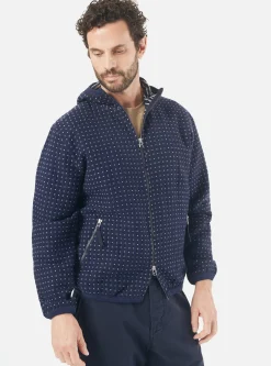 Discount Surfer Hoodie In Indigo Shingora Dot Men Tees & Sweats.