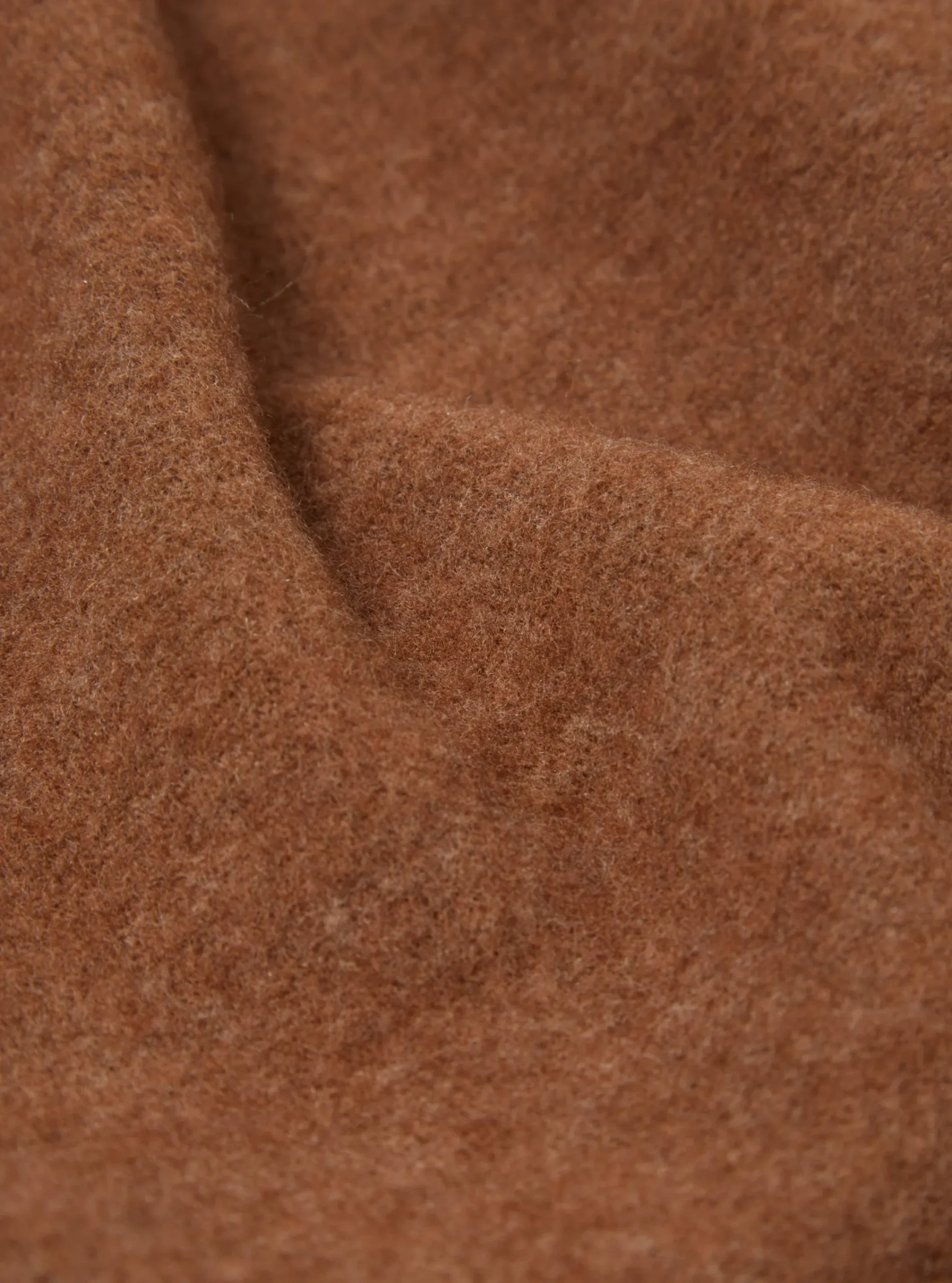 Fashion Surfer Hoodie In Brown Soft Wool Cotton Knit Men Fleece.