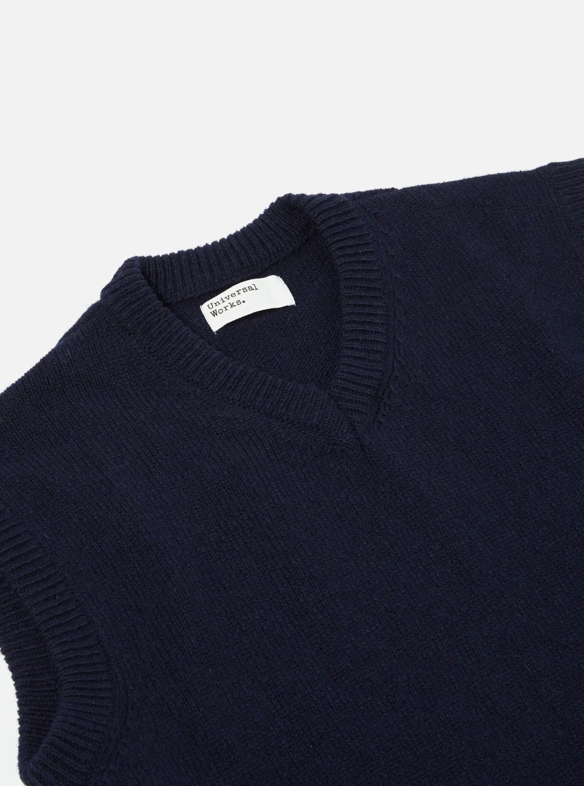 Online Sweater Vest In Navy Eco Wool Men Knitwear.