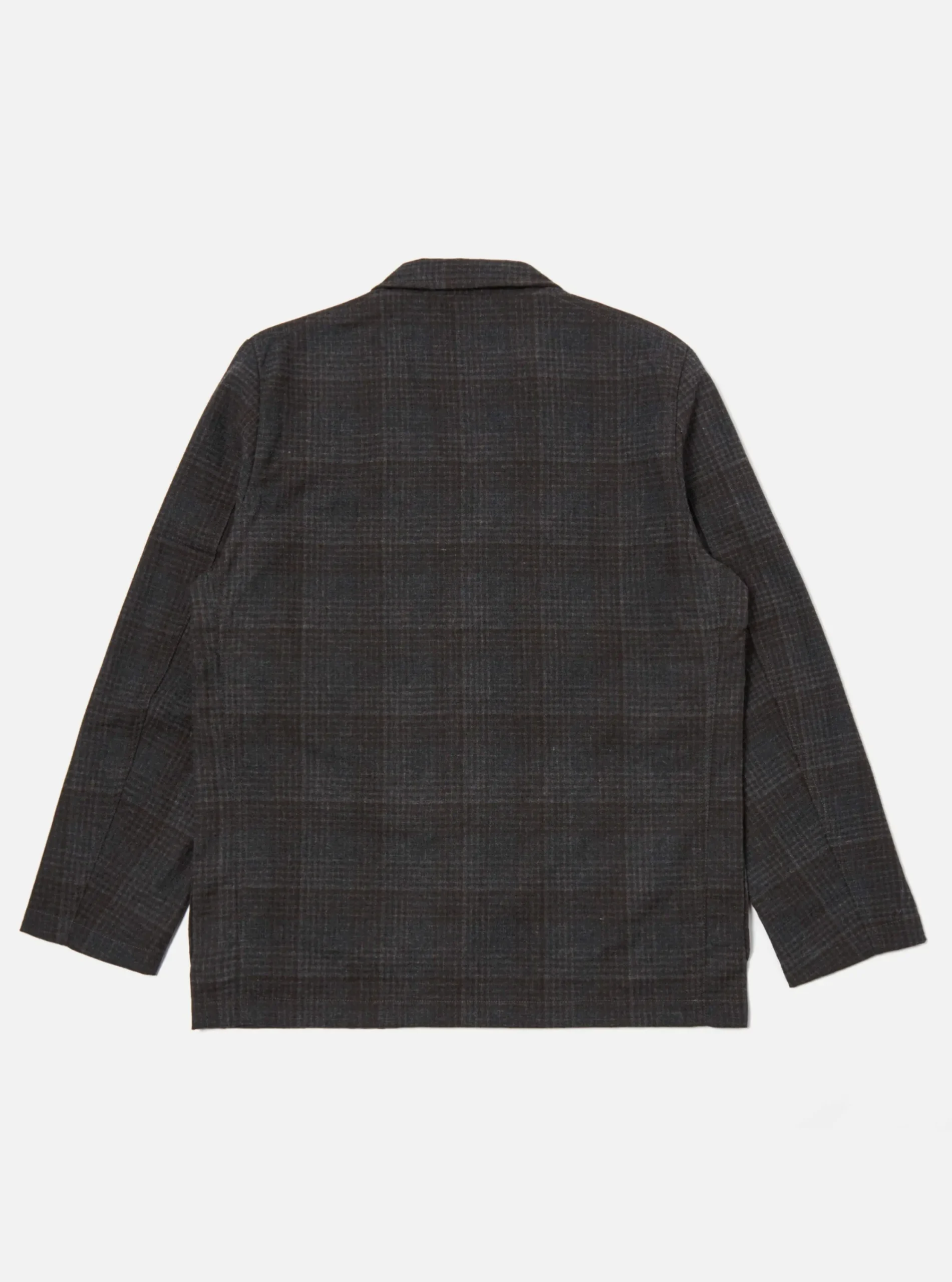 Hot Three Button Jacket In Charcoal Reuse Wool Mix Men Jackets.
