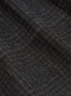 Hot Three Button Jacket In Charcoal Reuse Wool Mix Men Jackets.