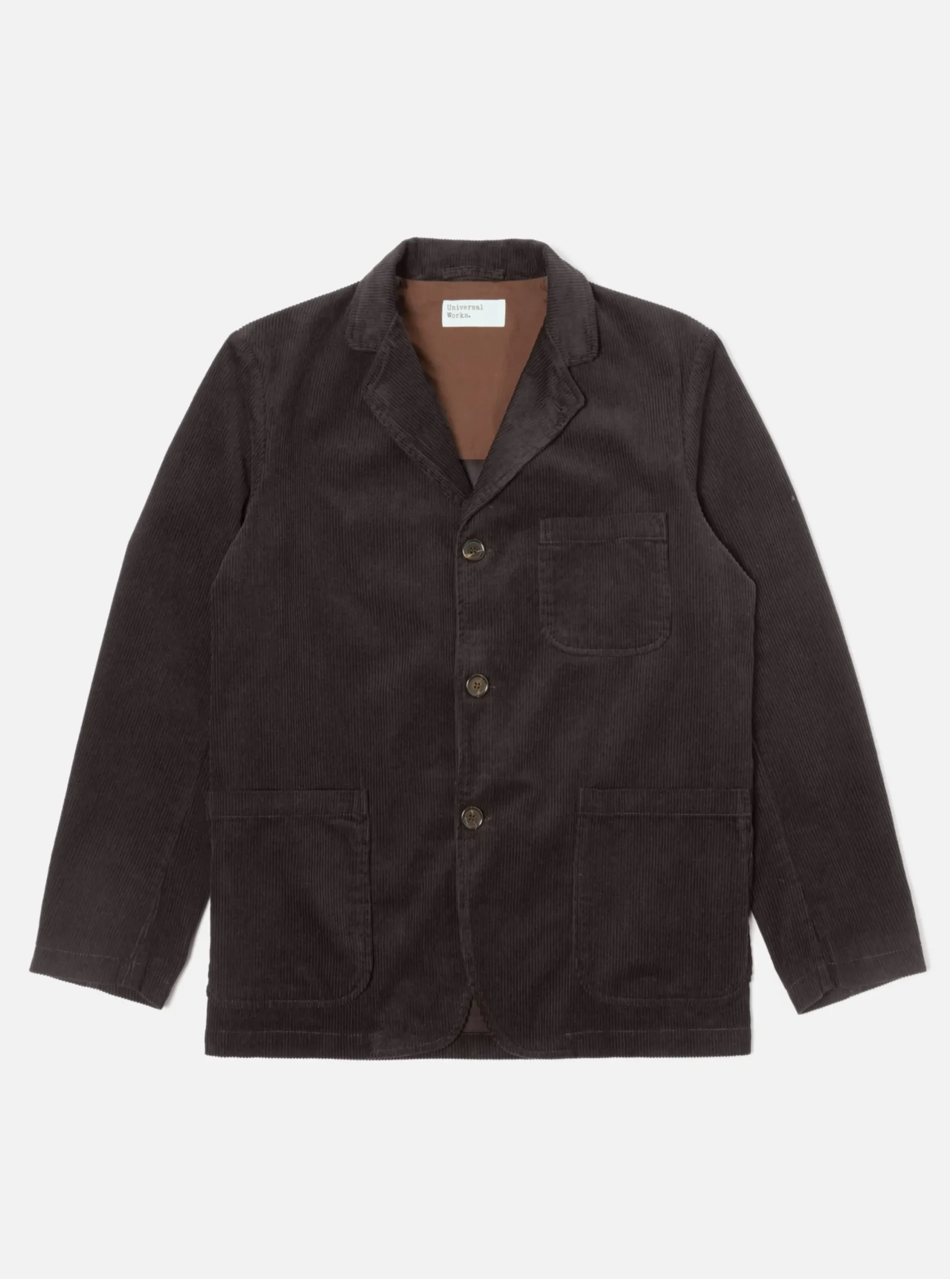 Best Three Button Jacket In Licorice Cord Men Jackets.