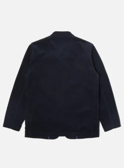 Fashion Three Button Jacket In Navy Cord Men Jackets.