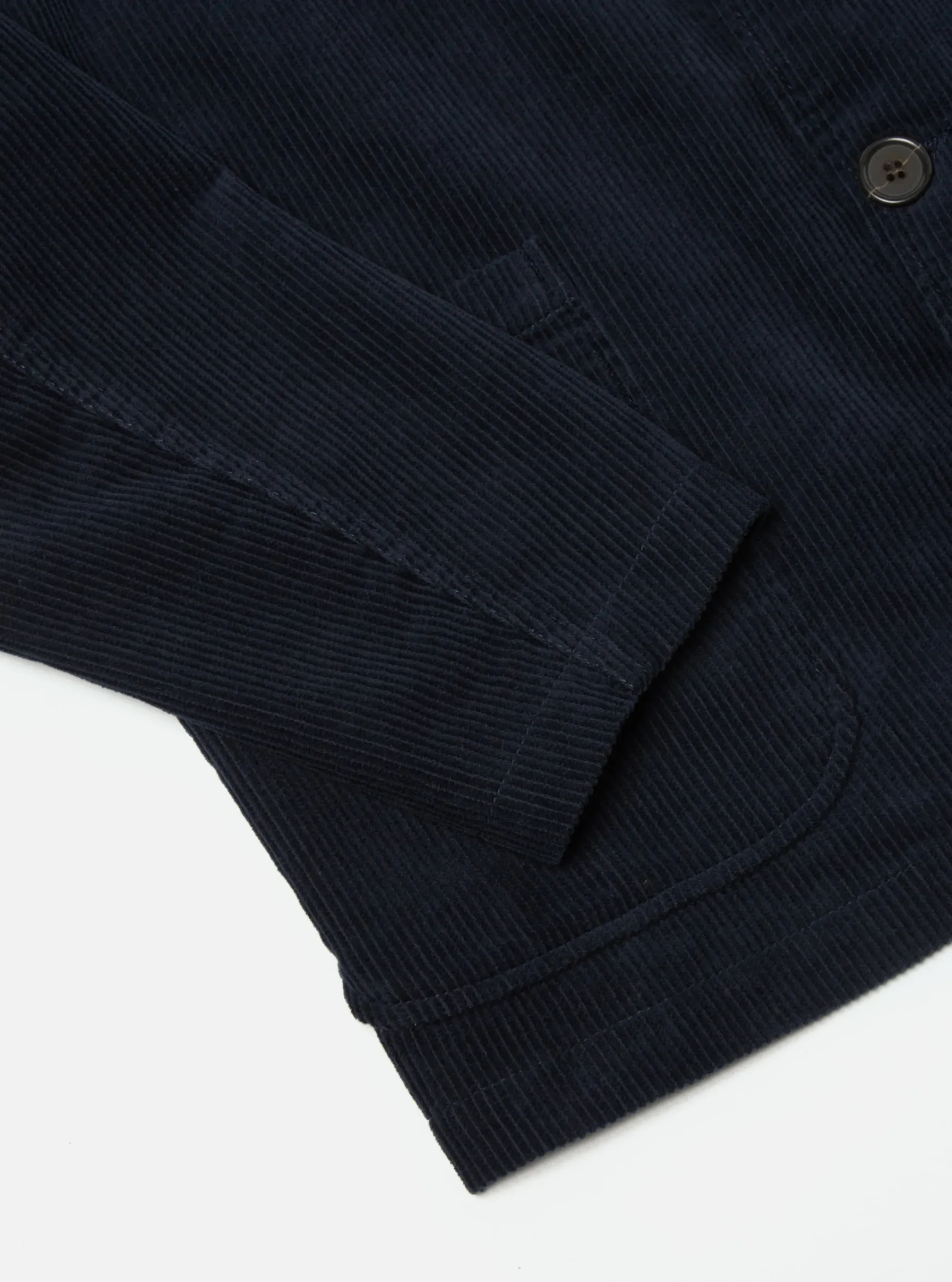Fashion Three Button Jacket In Navy Cord Men Jackets.