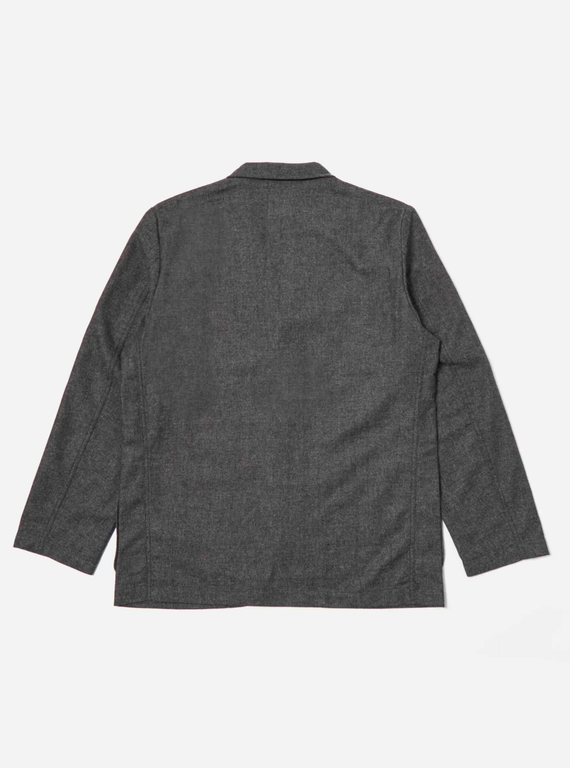 Flash Sale Three Button Jacket In Grey Upcycled Italian Tweed Men Jackets.