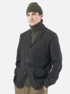 Sale Three Button Jacket In Olive Upcycled Italian Tweed Men Jackets.