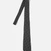 Store Tie In Black Dot Print Men Accessories.