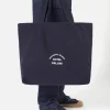 Clearance Tote Bag In Navy Canvas Men Accessories.