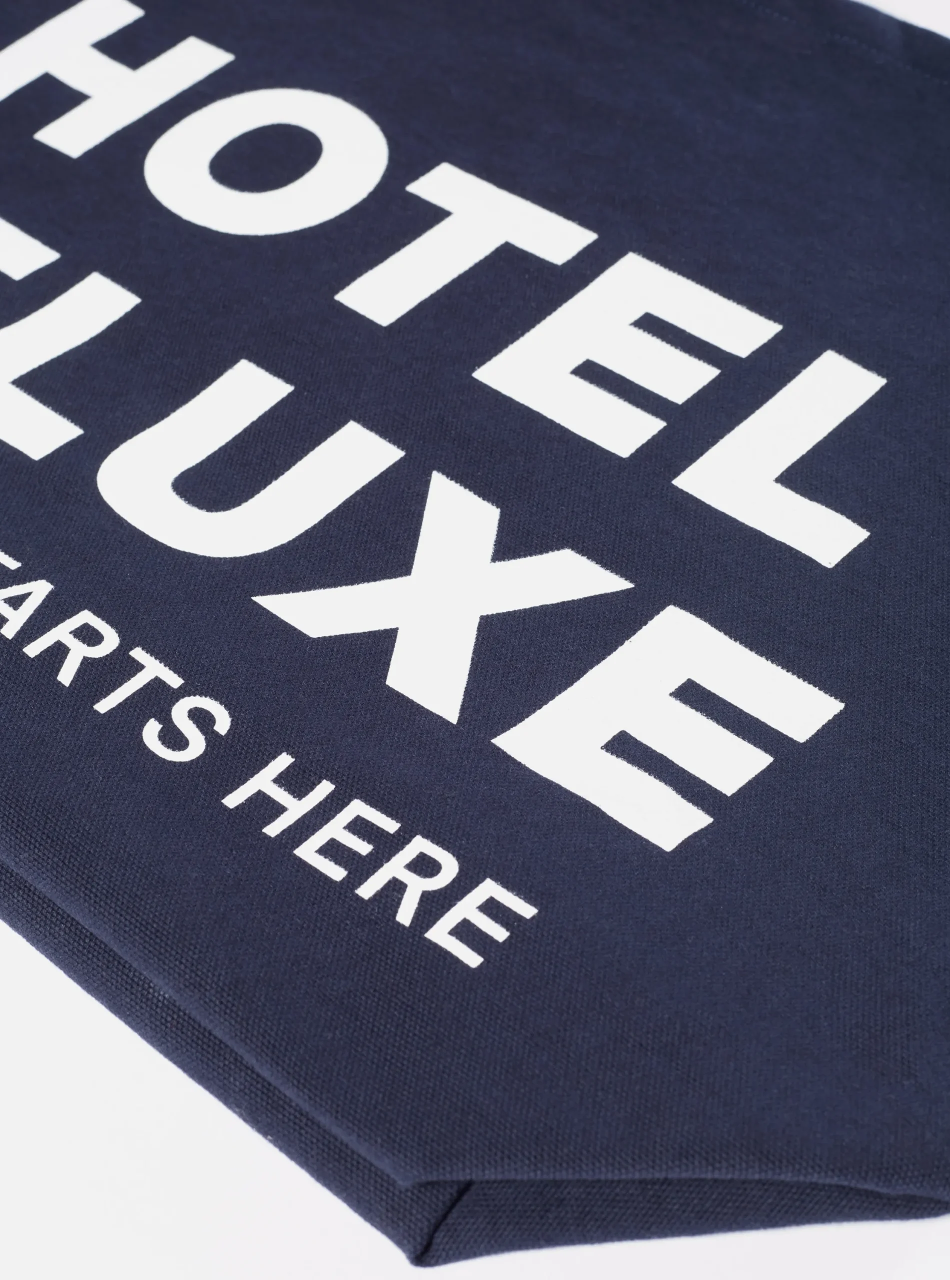 Clearance Tote Bag In Navy Canvas Men Accessories.