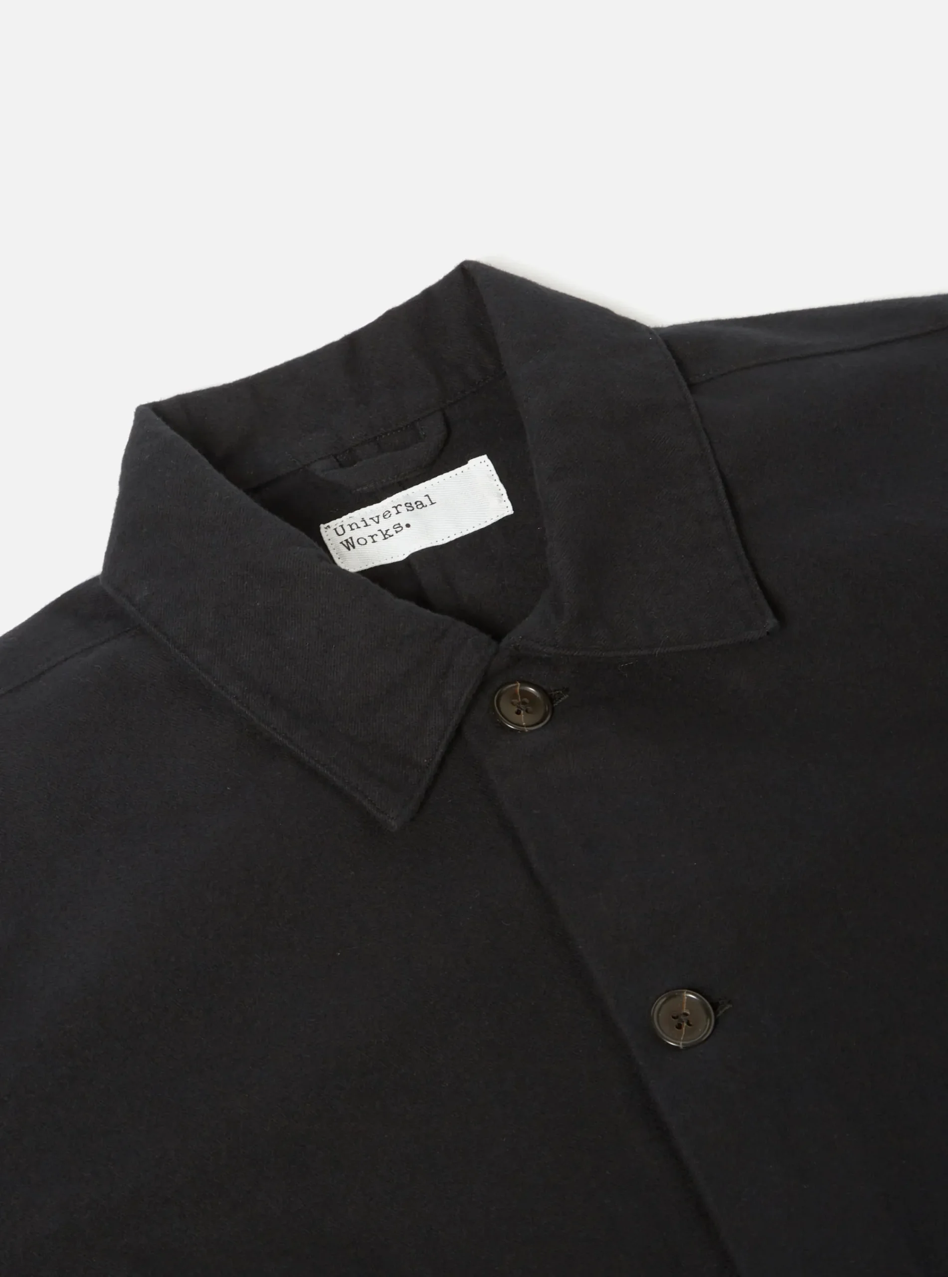 Cheap Travail Overshirt In Black Nebraska Cotton Men Overshirts.
