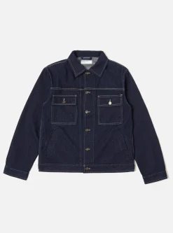 Clearance Trucker Jacket In 11Oz Indigo Denim Men Jackets.
