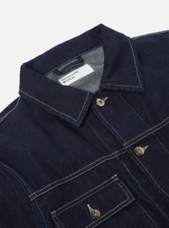 Clearance Trucker Jacket In 11Oz Indigo Denim Men Jackets.