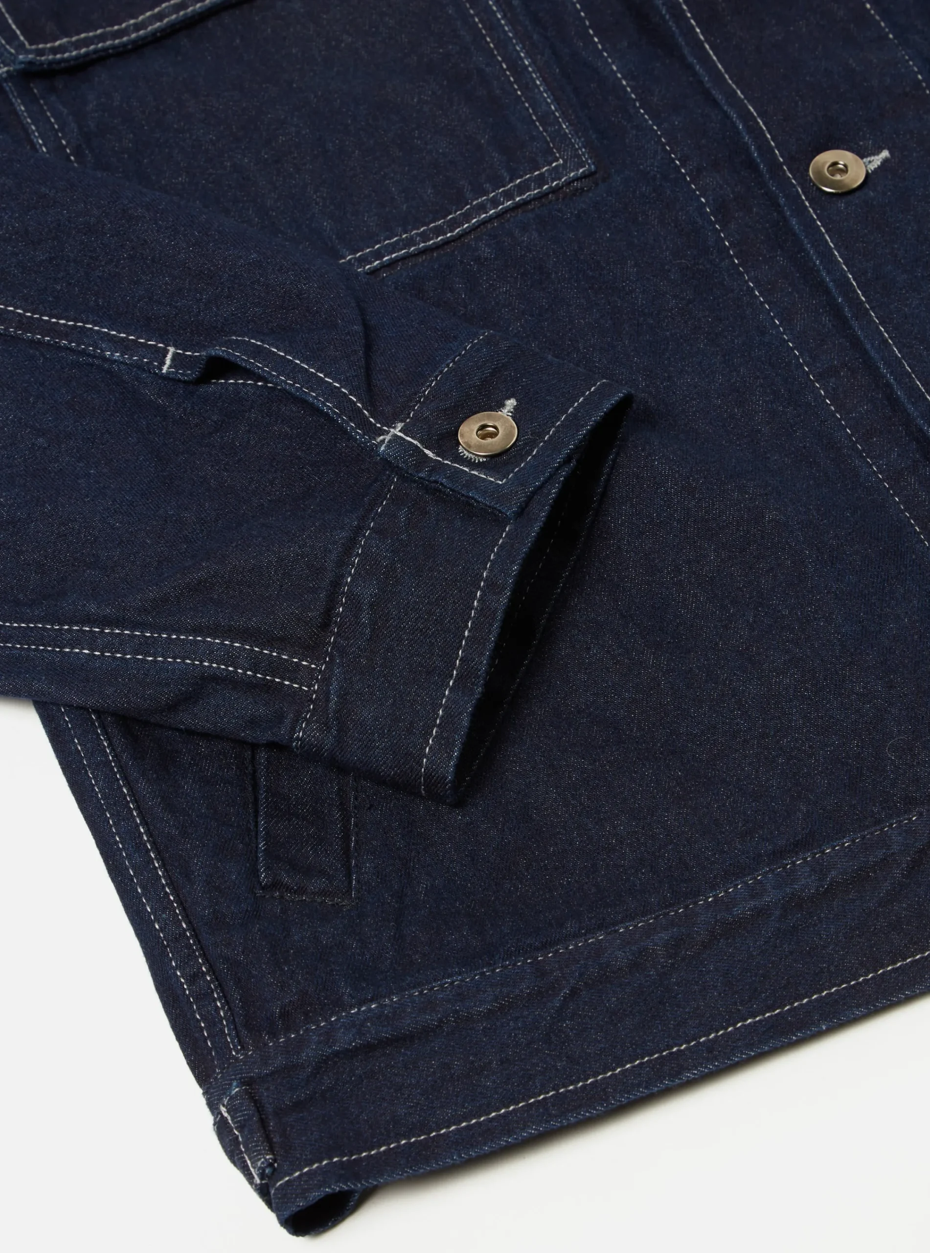 Clearance Trucker Jacket In 11Oz Indigo Denim Men Jackets.