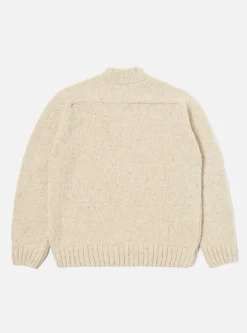 Best Vincent Turtle Neck In Stone Lambswool Fleck Men Knitwear.