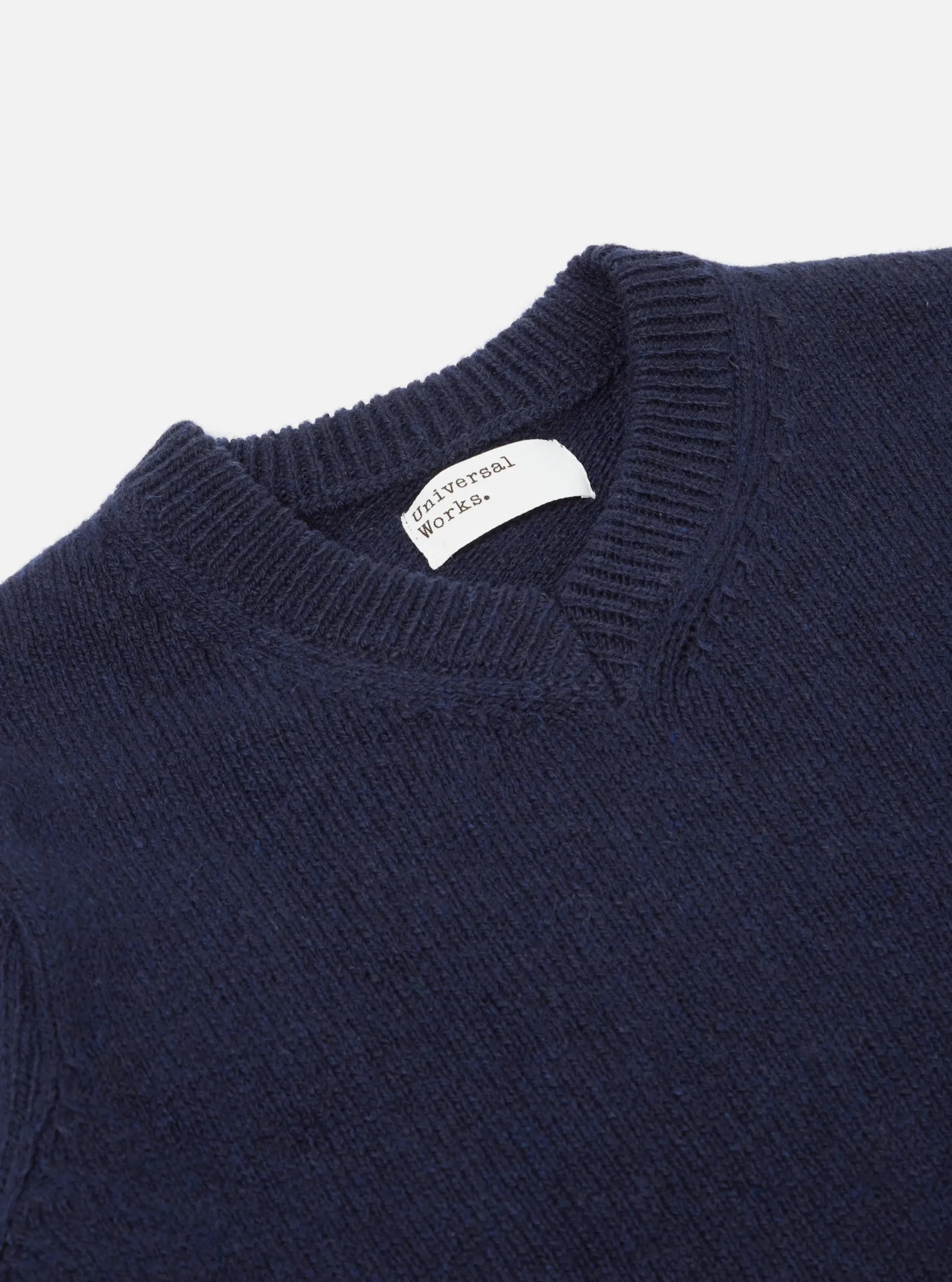 New V Neck Sweater In Navy Eco Wool Men Knitwear.