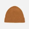 Outlet Watch Cap In Camel Italian Wool Men Accessories.