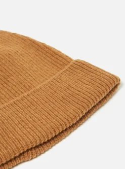 Outlet Watch Cap In Camel Italian Wool Men Accessories.