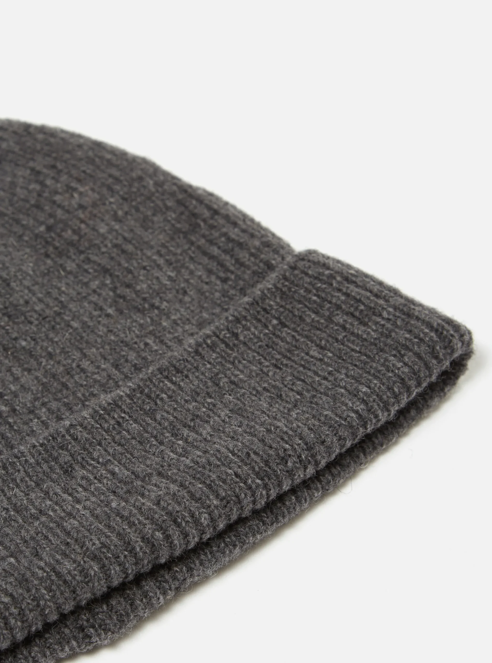 Outlet Watch Cap In Grey Italian Wool Men Accessories.