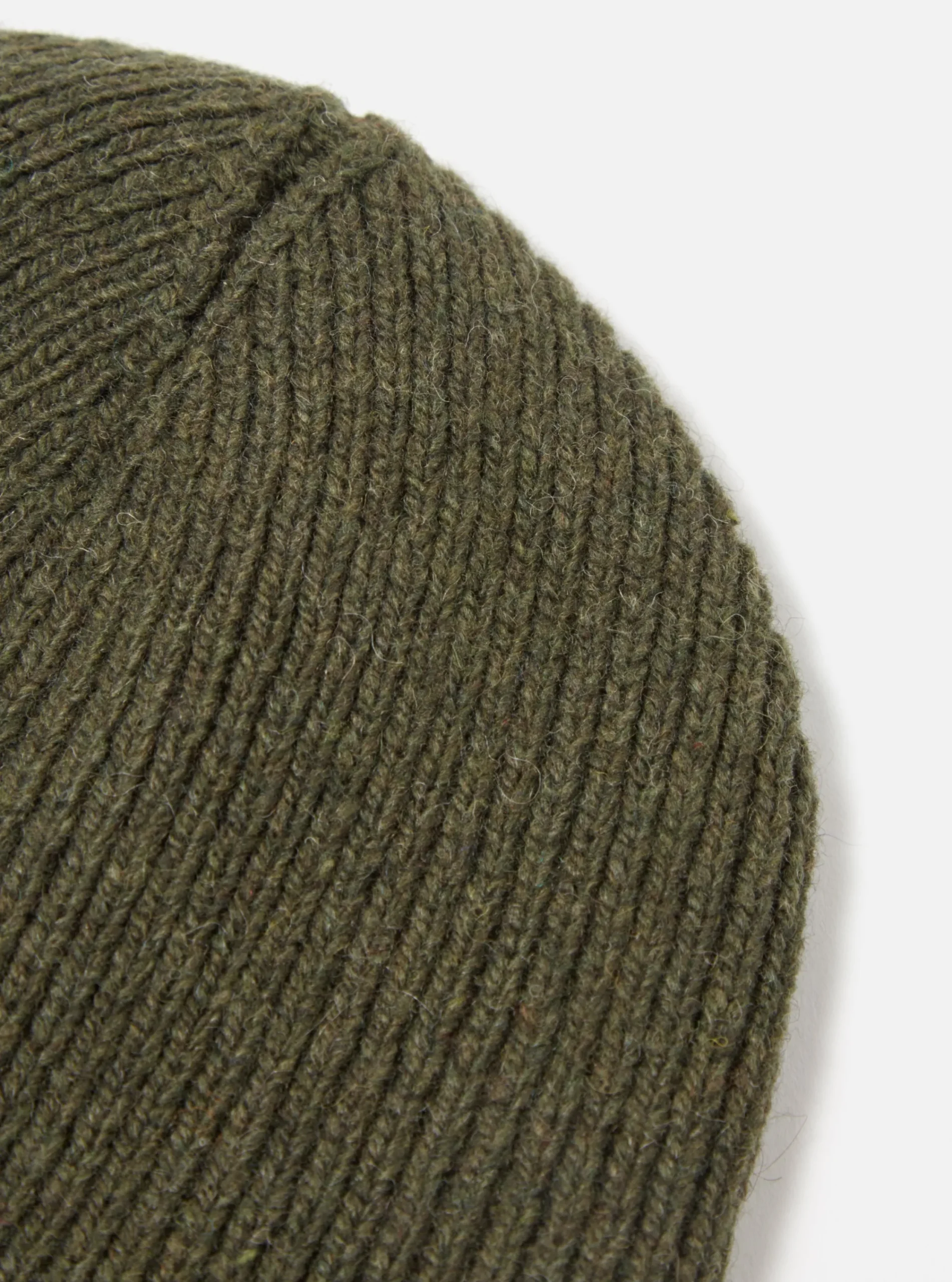 Store Watch Cap In Olive Eco Wool Men Accessories.