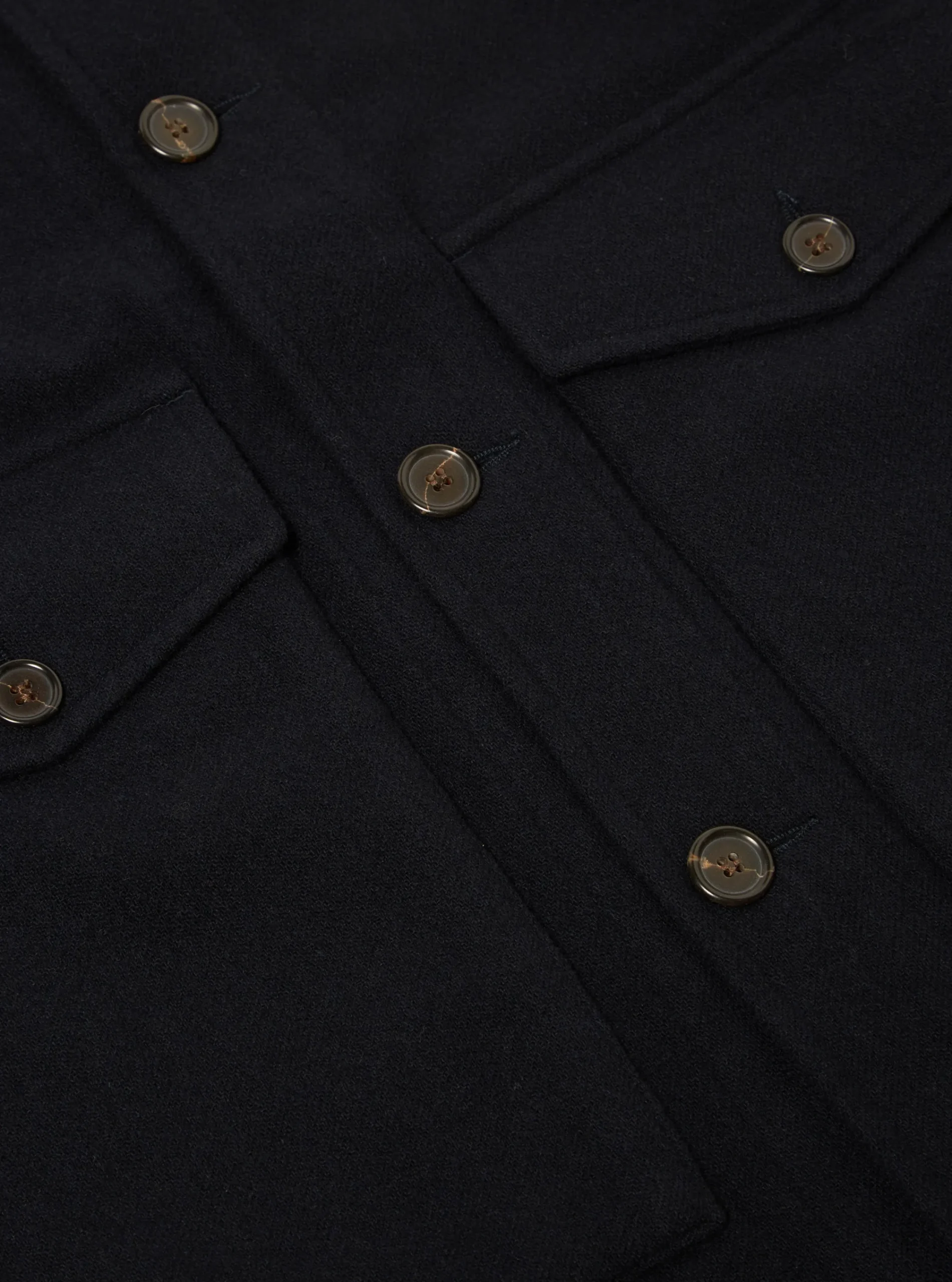 Fashion Watchman Ii Jacket In Navy Recycled Soft Wool Men Jackets.