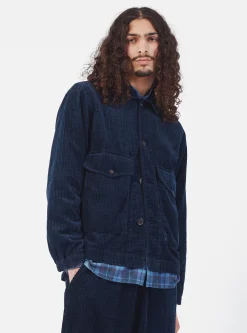 Discount Watchman Ii Jacket In Navy Houndstooth Cord Men Jackets.