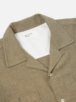 Cheap Work Shirt In Olive It Brushed Twill Men Shirts.