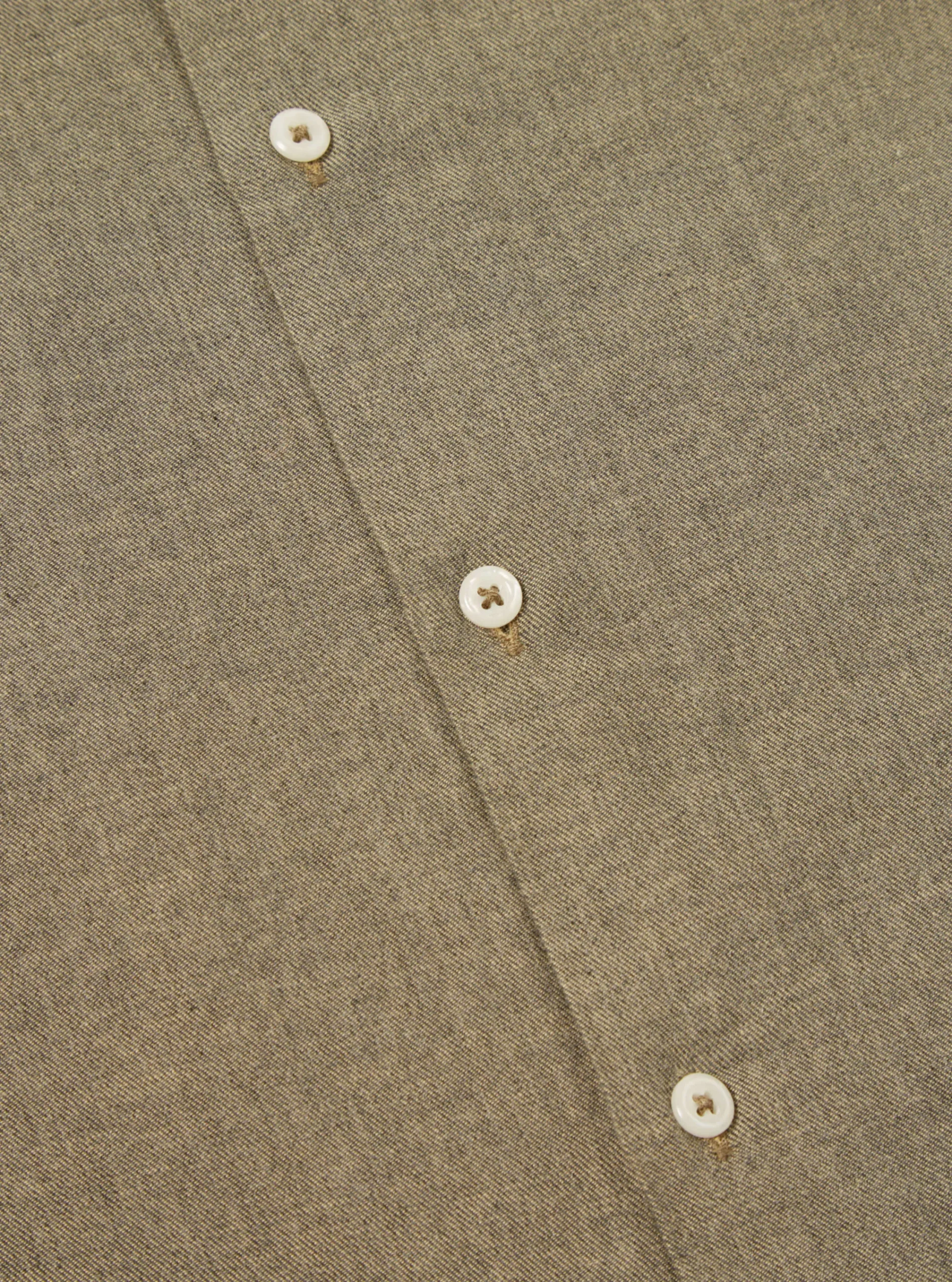 Cheap Work Shirt In Olive It Brushed Twill Men Shirts.
