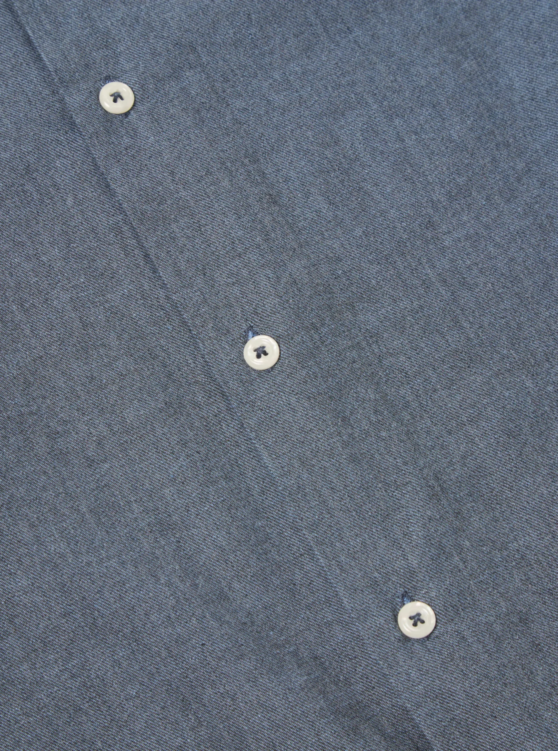 Fashion Work Shirt In Blue It Brushed Twill Men Shirts.