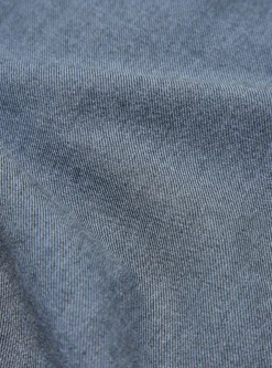 Fashion Work Shirt In Blue It Brushed Twill Men Shirts.