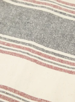 New Work Shirt In Ecru Brushed Stripe Men Overshirts.