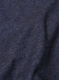 Store Work Shirt In Navy Soft Flannel Cotton Men Overshirts.