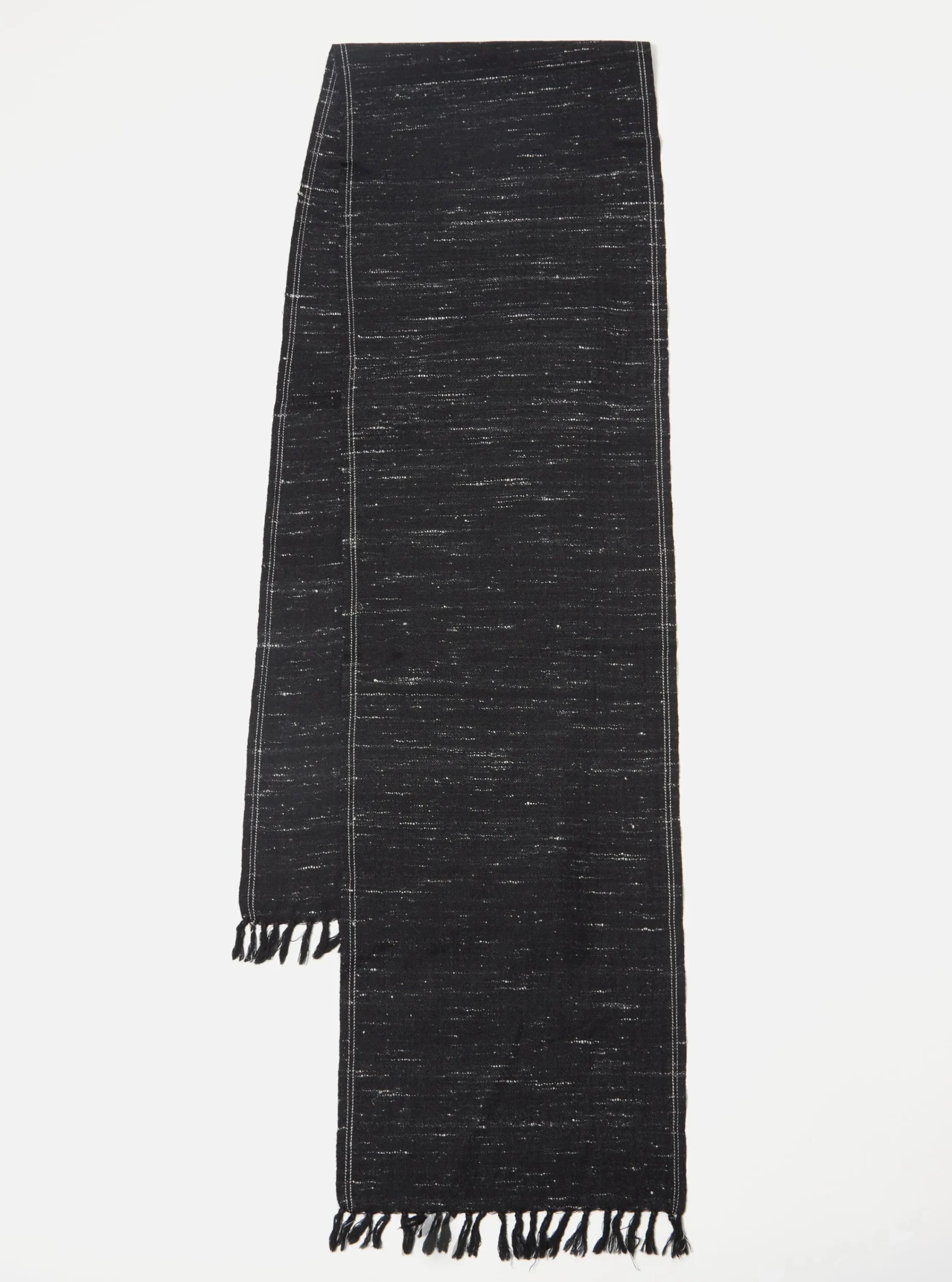 Sale Yak Scarf In Charcoal/Stone Yak Wool Men Accessories.