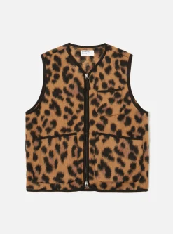 Best Zip Gilet In Cumin Montenero Fleece Men Fleece.
