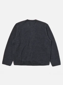Shop Zip Liner Jacket In Blue Soft Wool Cotton Knit Men Fleece.