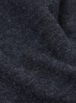 Shop Zip Liner Jacket In Blue Soft Wool Cotton Knit Men Fleece.