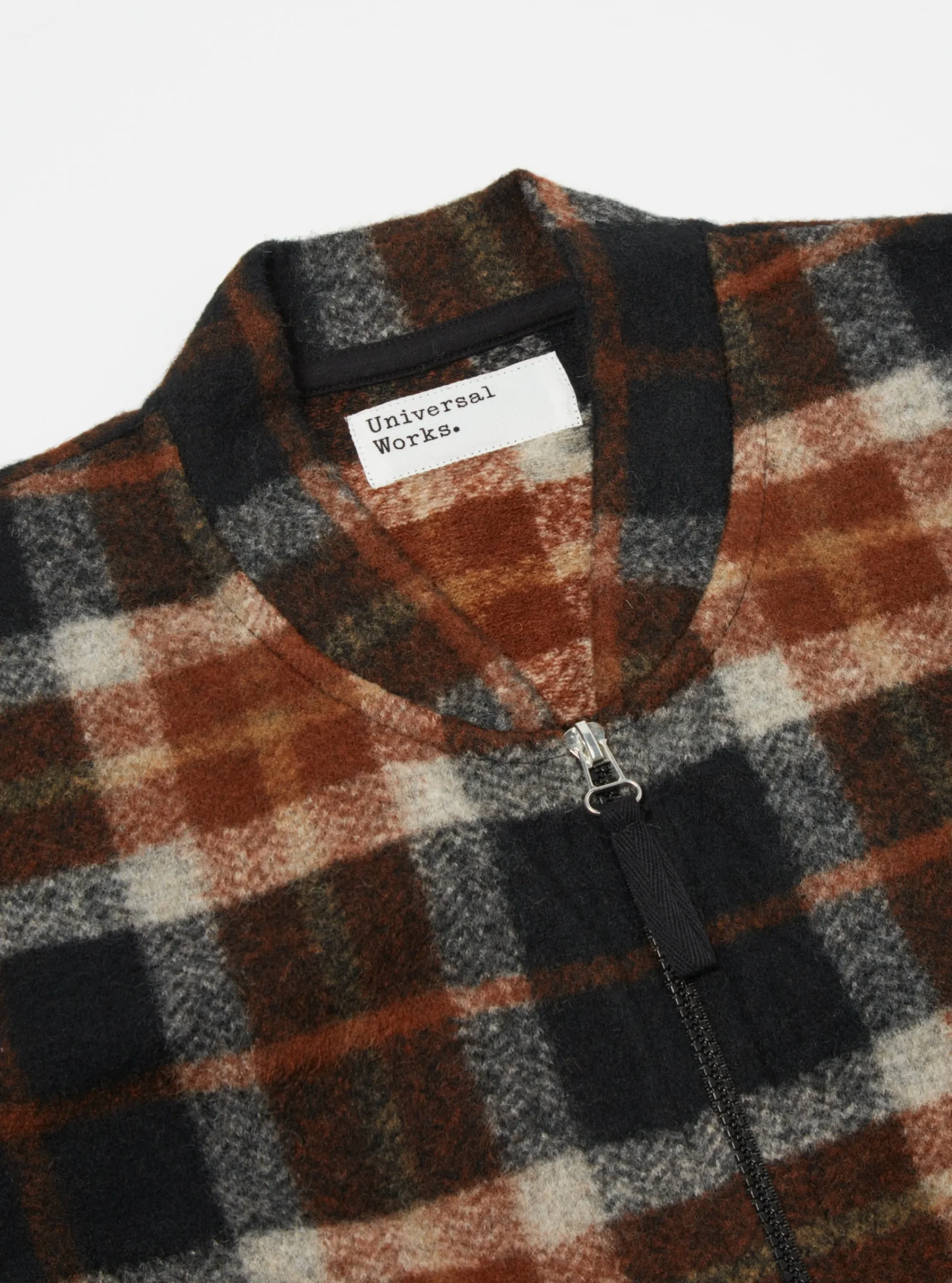 Best Zip Waistcoat In Brown British Check Fleece Men Fleece.