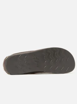 Shop Yogi X Finn In Dark Brown/Leopard Tumbled/Fur Leather Men Footwear.