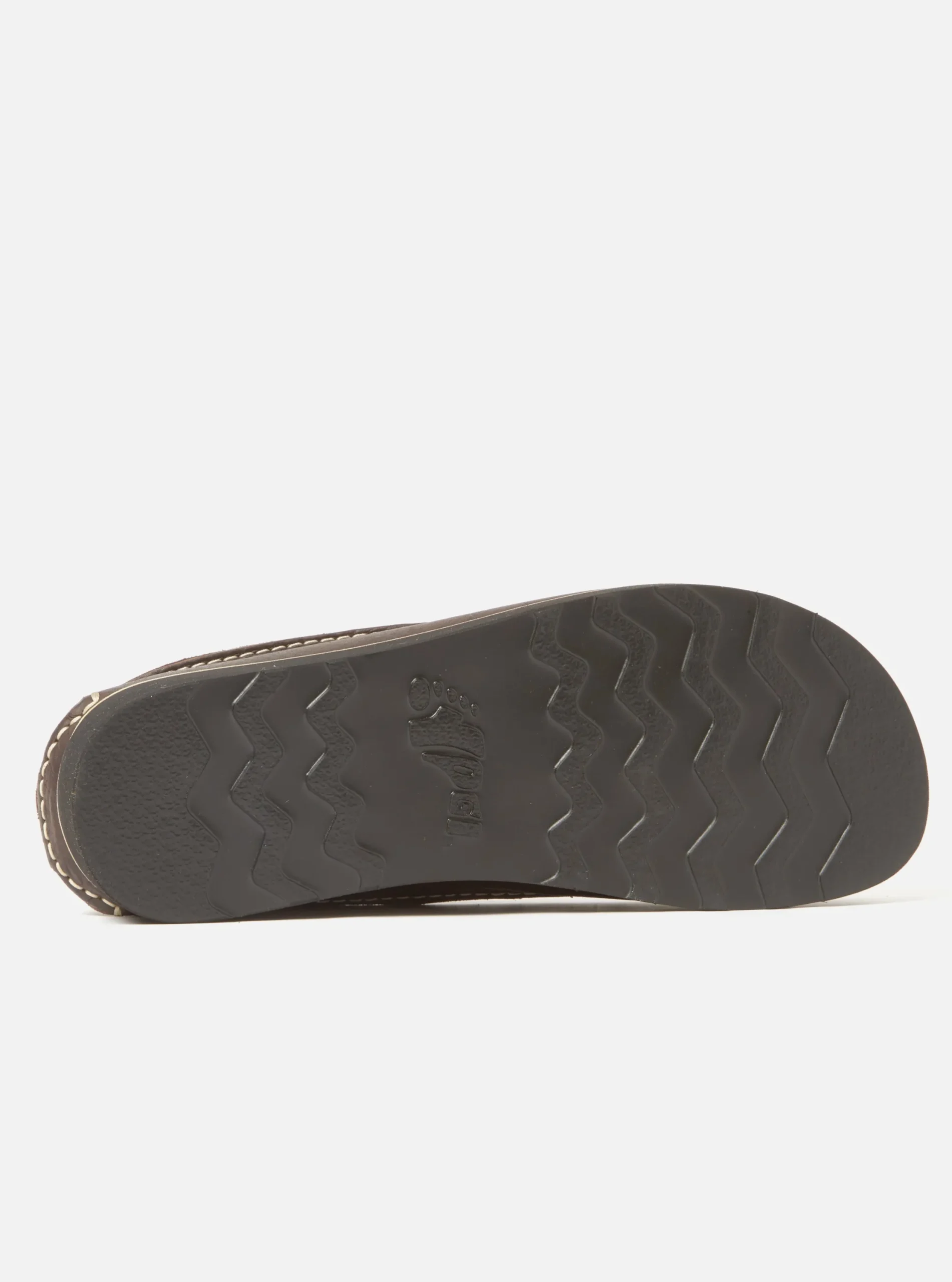 Shop Yogi X Finn In Dark Brown/Leopard Tumbled/Fur Leather Men Footwear.